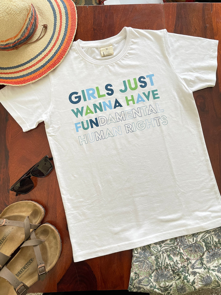 Girls Just Wanna Have Fun-damental Human Rights Shirt - Unisex Feminist Tee