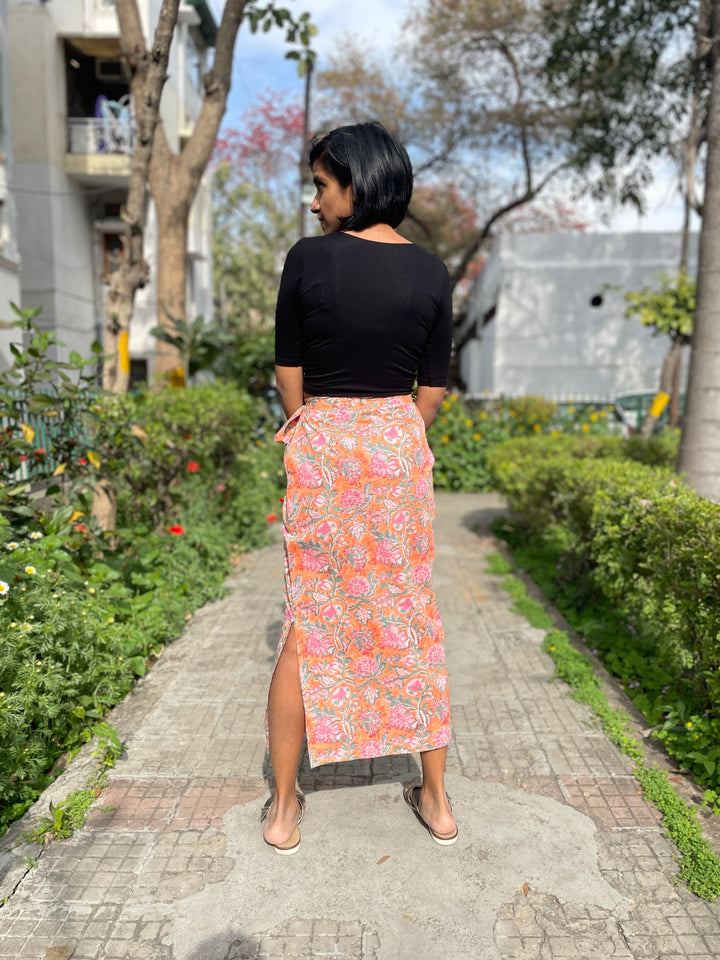 Buy Cotton printed skirt | High waist skirt | Tamarind Chutney
