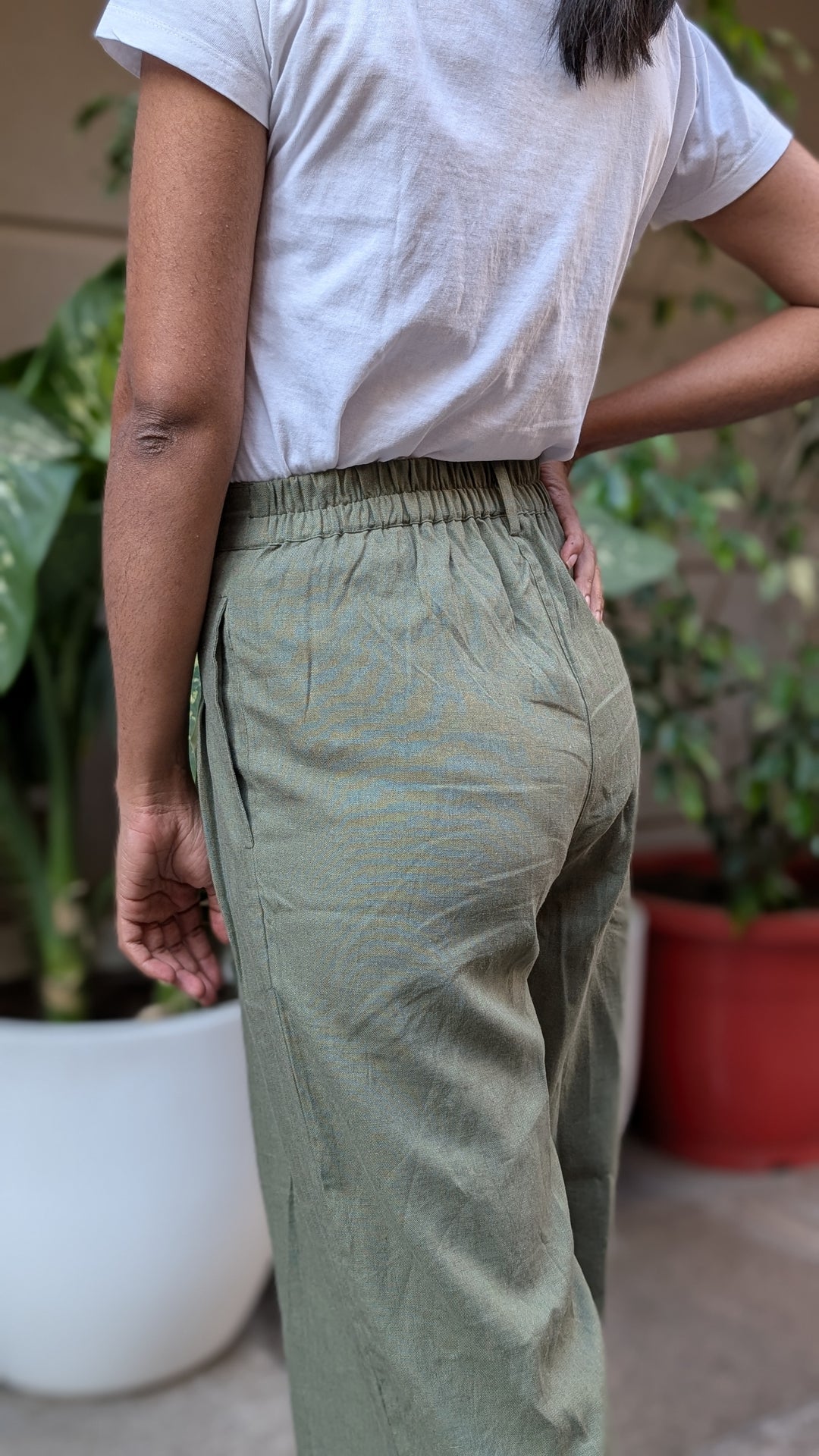 NICENESS　\" SOUTH - Flared Slacks \" Buy Now - Ankle Length Solid Flared Pants -Style Union