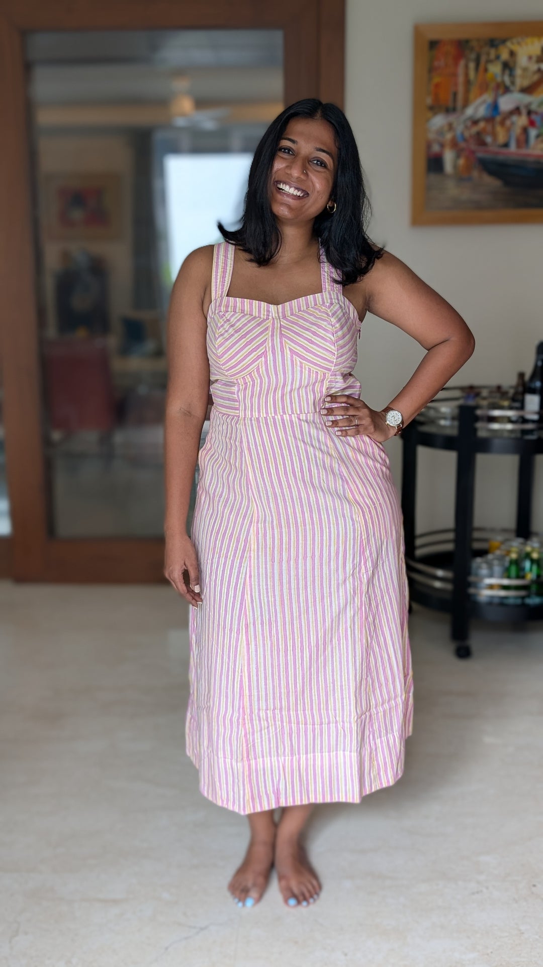 Buy Cotton Dress | Striped Cotton Dress - Tamarind Chutney