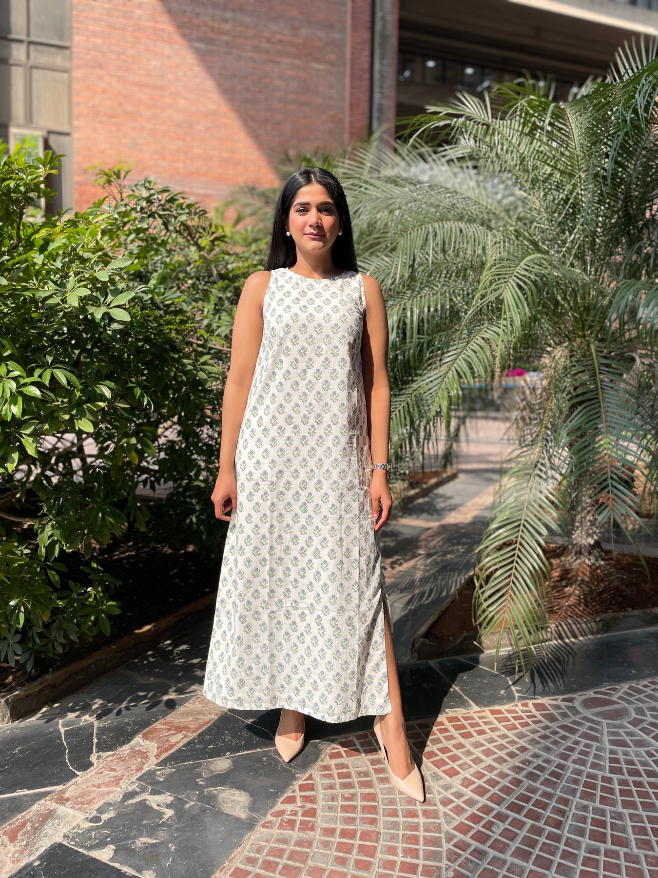Cotton Maxi Dress | Floral maxi top | Tamarind Chutney Cotton Maxi Dress | Floral maxi top | Tamarind Chutney